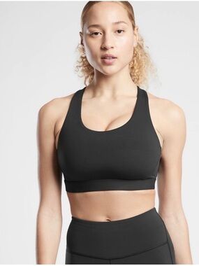 ATHLETA Ultimate Bra D-DD Black L